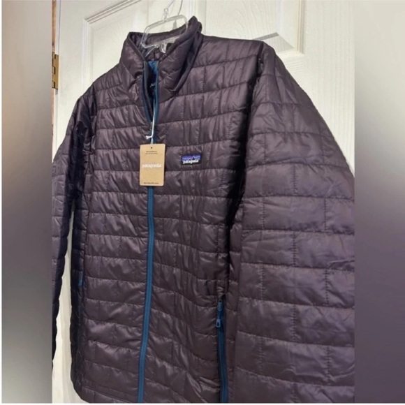 Patagonia Men’s XXL Nano Puff Jacket Purple Obsidian Plum NWT Puffer Puffy - Picture 2 of 7